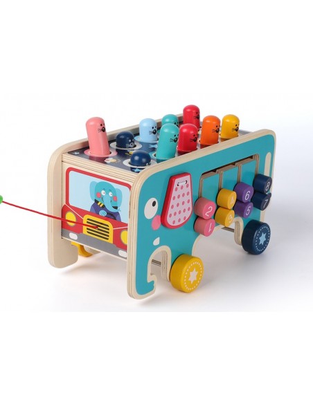 Wbijak drewniany Słoń autobus