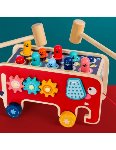 Wbijak drewniany Słoń autobus