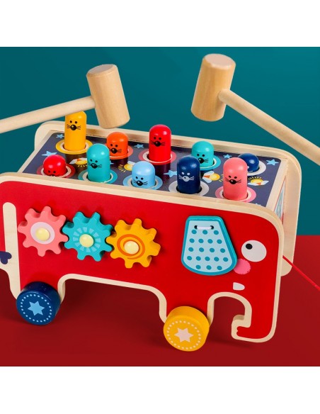 Wbijak drewniany Słoń autobus