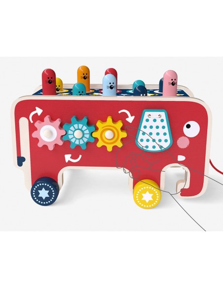 Wbijak drewniany Słoń autobus