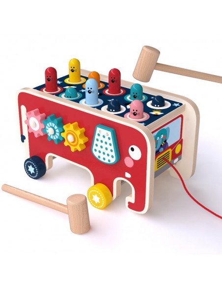 Wbijak drewniany Słoń autobus