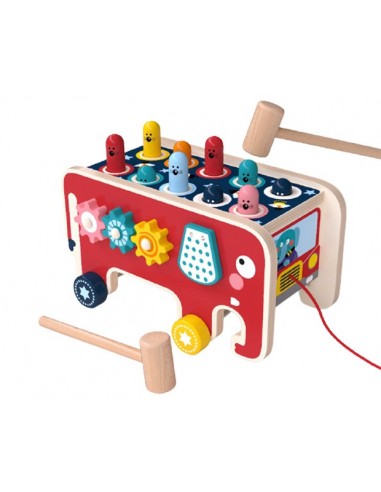 Wbijak drewniany Słoń autobus