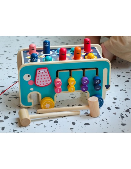 Wbijak drewniany Słoń autobus