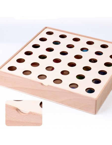 Grzybki układanka drewniana pojazdy