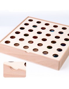 Grzybki układanka drewniana 2