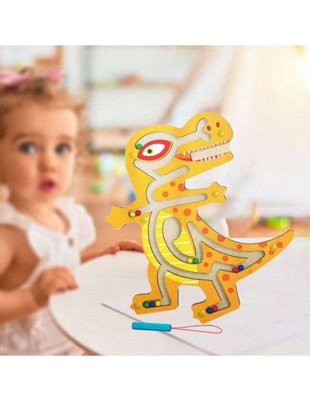 Drewniany labirynt T-Rex