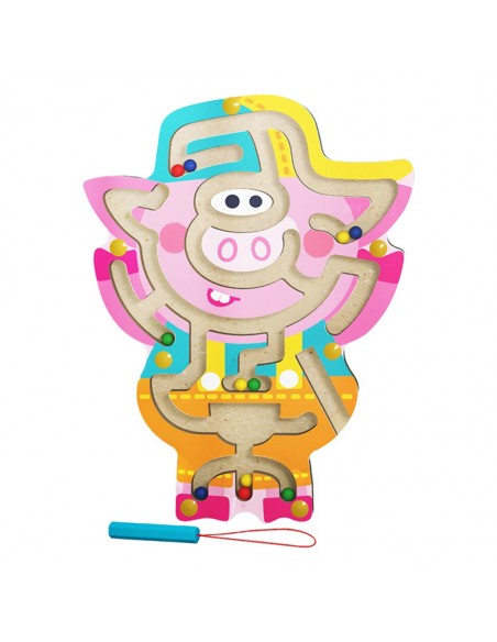 Drewniany labirynt Świnka