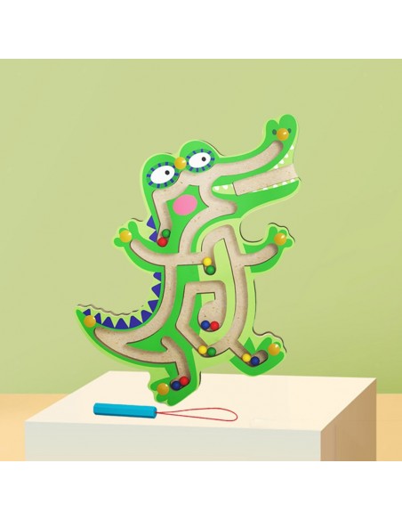 Drewniany labirynt Krokodyl
