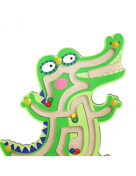 Drewniany labirynt Krokodyl