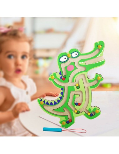 Drewniany labirynt Krokodyl