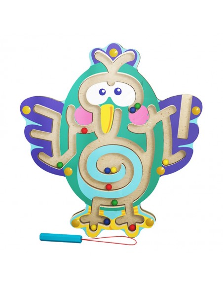 Drewniany labirynt Papuga