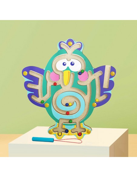 Drewniany labirynt Papuga