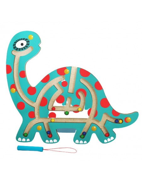 Drewniany labirynt Apatozaurus