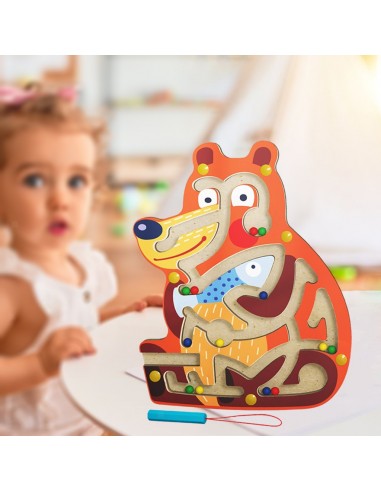 Drewniany labirynt Miś