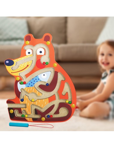 Drewniany labirynt Miś