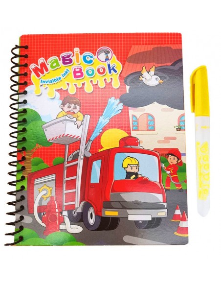 KSIĄZECZKA Z PISAKIEM WODNYM straż pożarna19x15cm
