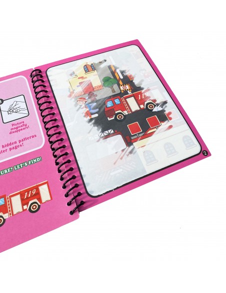 KSIĄZECZKA Z PISAKIEM WODNYM straż pożarna19x15cm