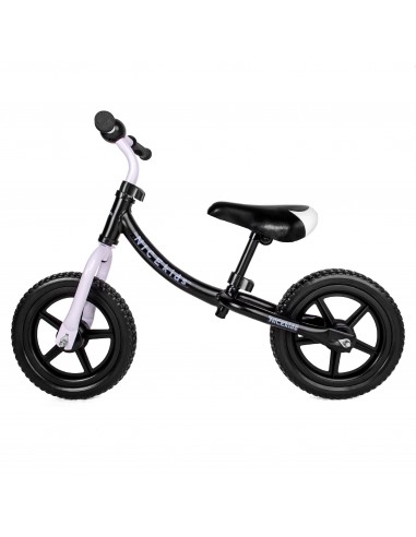 Rowerek biegowy 12' NICEkids CZARNO BIAŁY