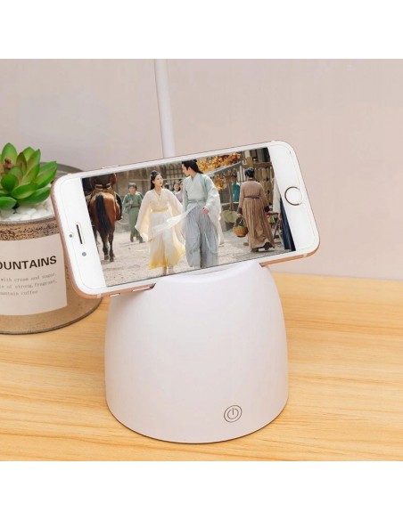 LAMPKA BIURKOWA LED BIAŁA Z POJEMNIKIEM