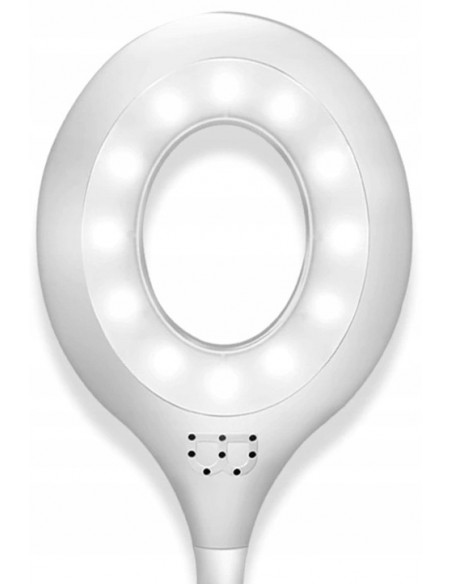 LAMPKA BIURKOWA LED BIAŁA Z POJEMNIKIEM