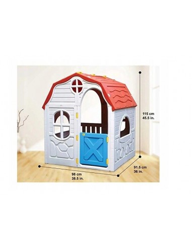 DUŻY SKŁADANY DOMEK DLA DZIECI DO OGRODU