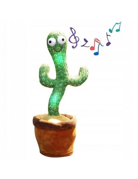 Śpiewający i Tańczący Kaktus Pluszowy śpiew po polsku