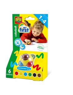 Kredki w kuli - 6 kolorów SES