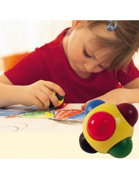 Kredki w kuli - 6 kolorów SES