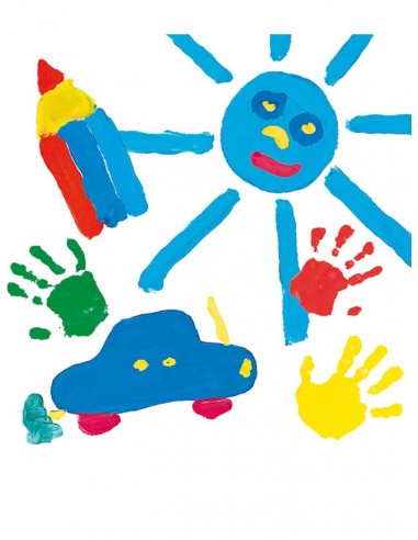 Farby do malowania palcami - 4 kolory...