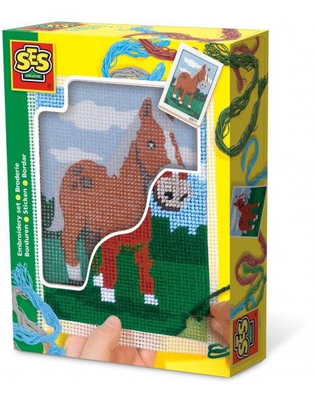 KOŃ - wyszywanka z akcesoriami SES