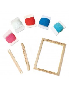 Drewniane krosno tkackie SES 2