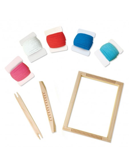 Drewniane krosno tkackie SES