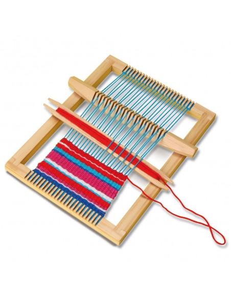 Drewniane krosno tkackie SES