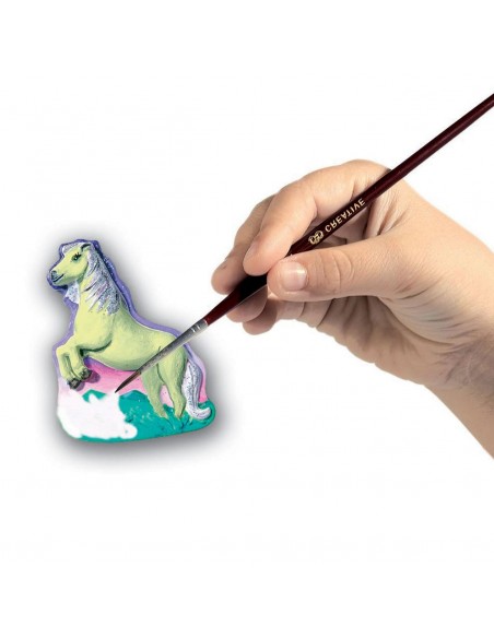 Fantazyjne Koniki - odlewy gipsowe + brokat SES