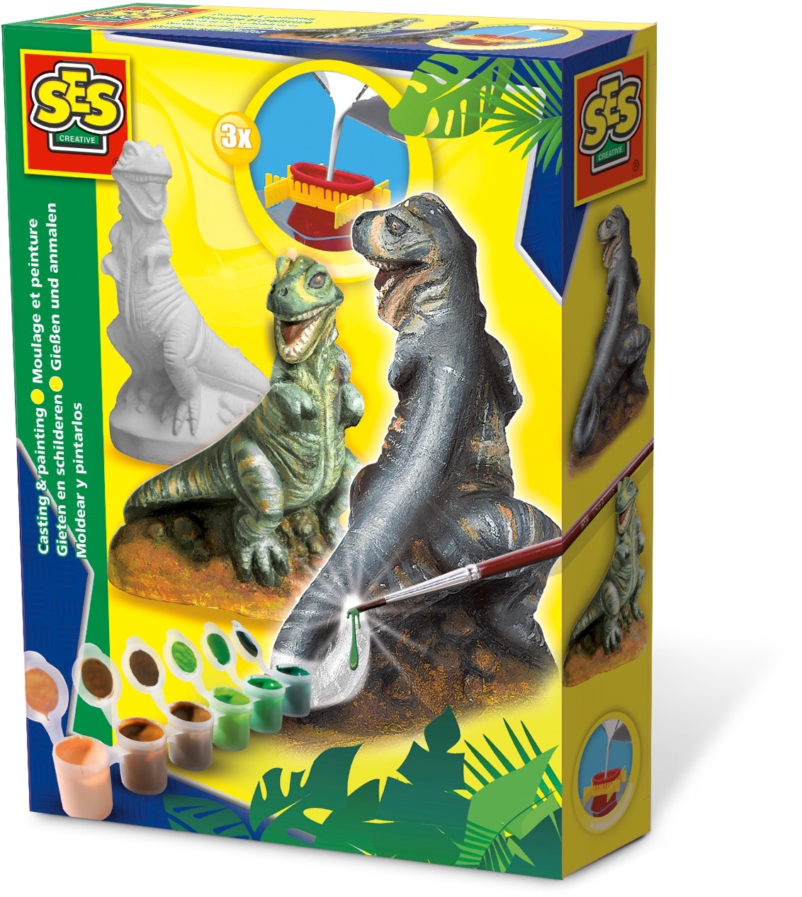 T-Rex - odlew gipsowy 3D SES (01283) - KRÓL ZABAWEK