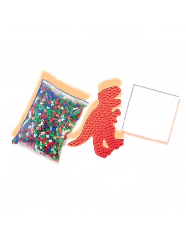 Koralikowe prasowanki - dinozaur...