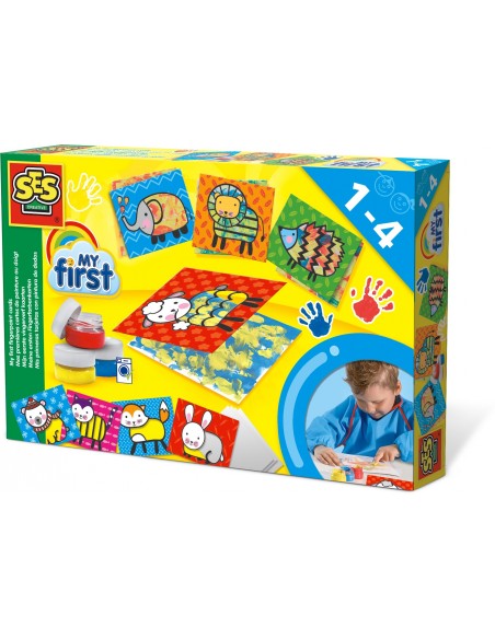 Moje pierwsze farby do malowania palcami - z obrazkami SES