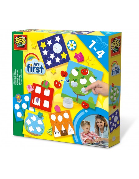 Moje pierwsze  obrazkowe wyklejanki SES