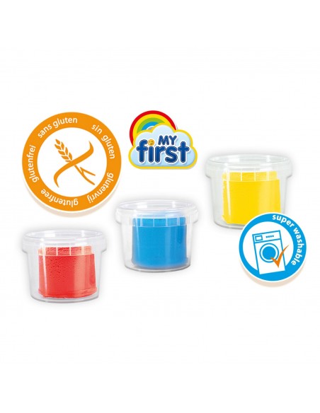 Moja pierwsza ciasto masa z narzędziami i foremkami 3 x 90 gr SES