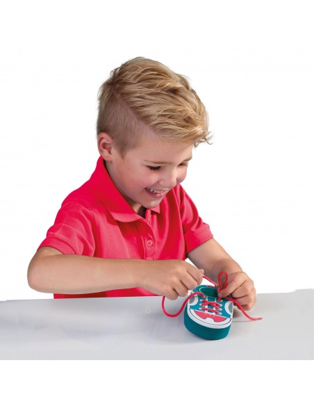 Uczę się wiązać bucika SES