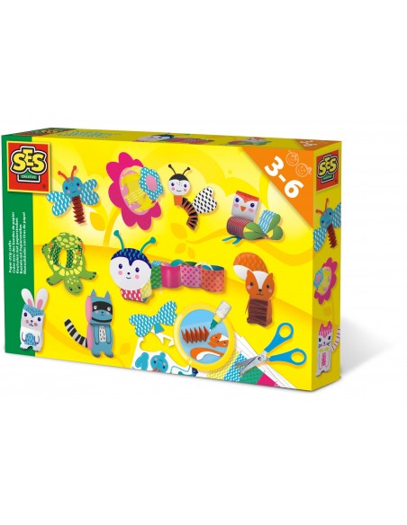 Zabawa kreatywna- uczę się  tworzyć zwierzątka z pasków SES