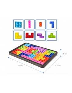 POP IT KLOCKI POPIT  TETRIS... 2