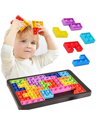 POP IT KLOCKI POPIT  TETRIS PUZZLE...