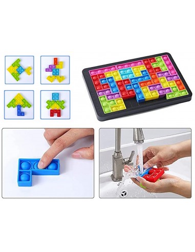 POP IT KLOCKI POPIT  TETRIS PUZZLE...