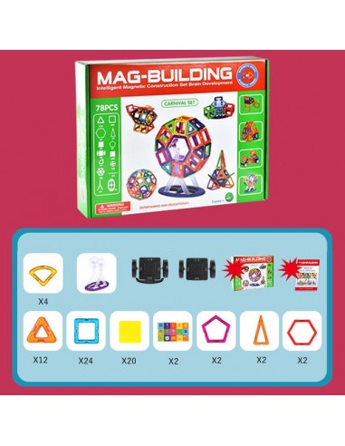 Klocki magnetyczne konstrukcyjne...