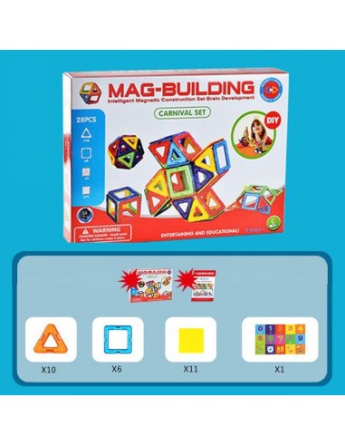 Klocki magnetyczne konstrukcyjne...