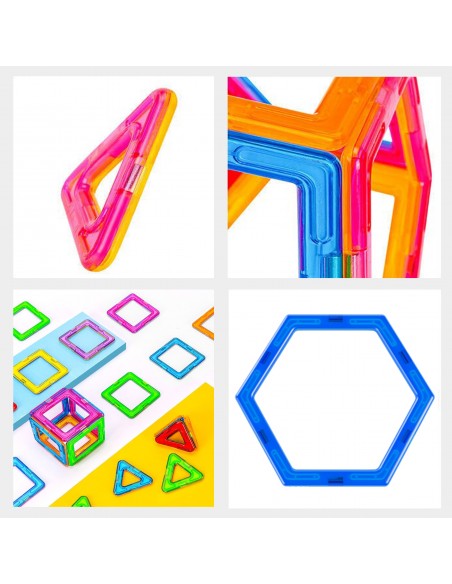 Klocki magnetyczne konstrukcyjne zestaw  28 el. 625