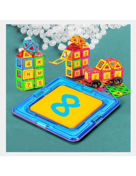 Klocki magnetyczne konstrukcyjne zestaw  28 el. 625