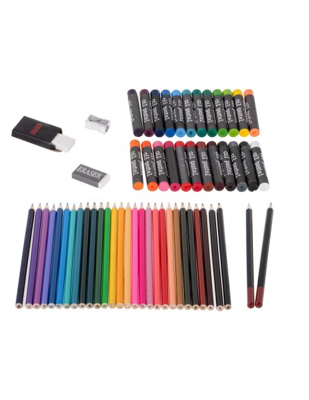 ZESTAW ARTYSTYCZNY DO MALOWANIA WALIZKA JEDNOROŻEC