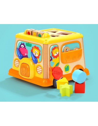 Drewniana Kostka Edukacyjna Sorter...